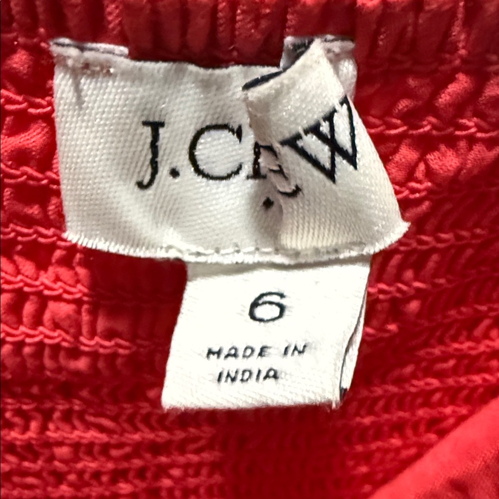 J. Crew Red, Pink, and Blue Midi Dress - Picture 2 of 4